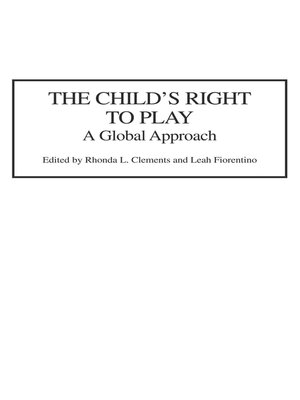 cover image of The Child's Right to Play